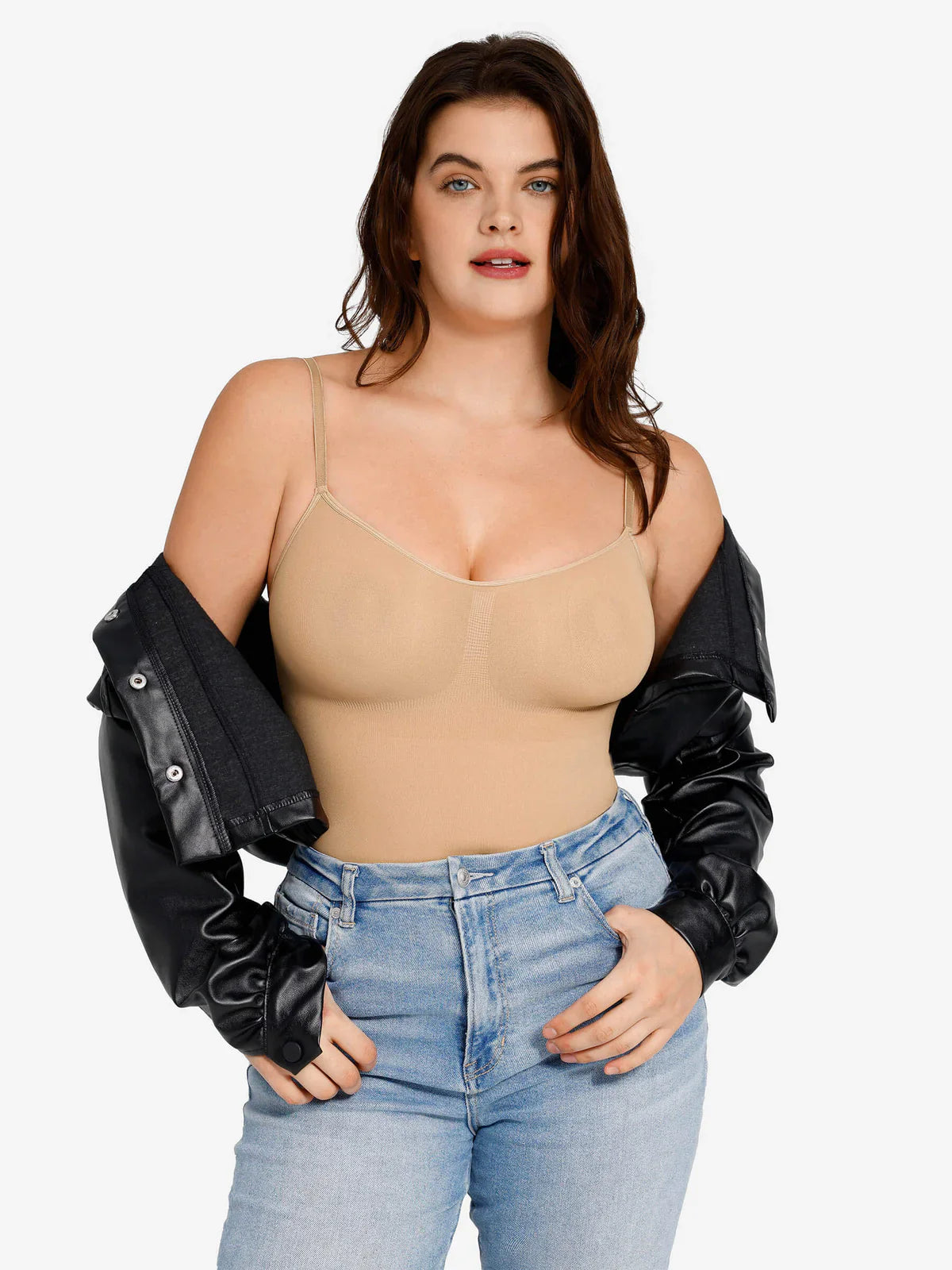 MID THIGH SHAPEWEAR BODYSUIT