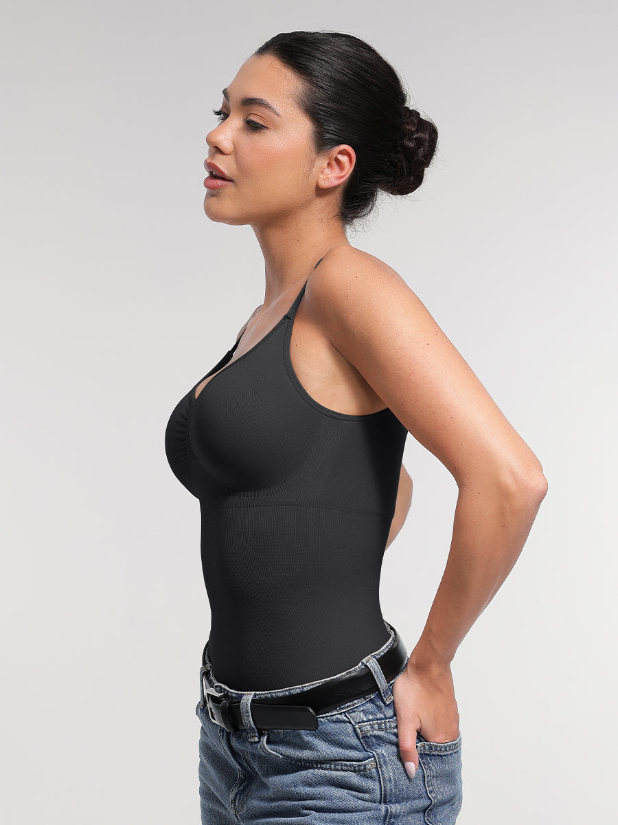 Sculpting Padded Bra Thong Bodysuit